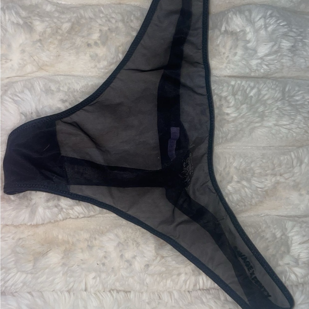 Savage X Fenty Sheer Black Lingerie